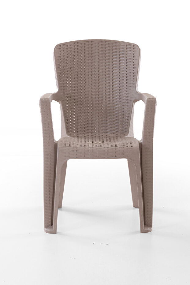 Side 4'lü Rattan Sandalye Cappuccino - 3