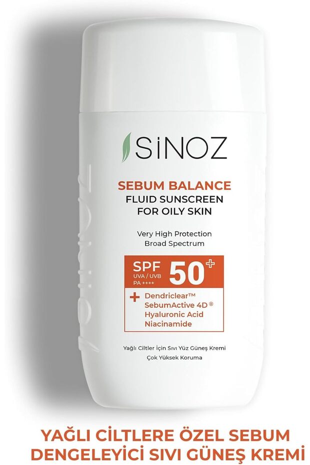 Sebum Balance Fluid Sunscreen SPF 50+ / PA++++ for Oily and Acne-Prone Skin 50ml