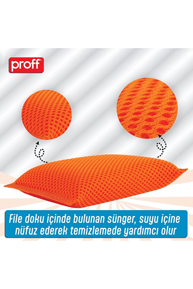 Süpper Fileli Sünger - 6 Adet - 3