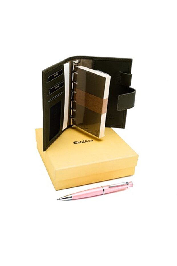 Deri Defter ve Kalem Seti - 2