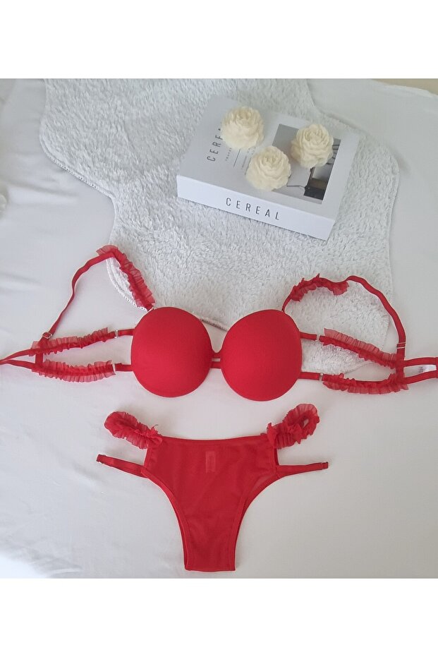 Frilly Bra Set - 1