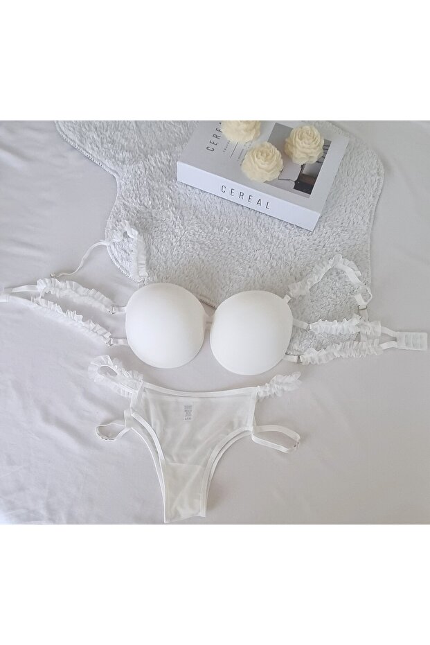 Frilly Bra Set - 1
