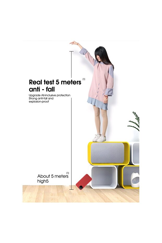 Protective Case Compatible with Apple iPhone 11 Liquid Silicone Case Red - 8