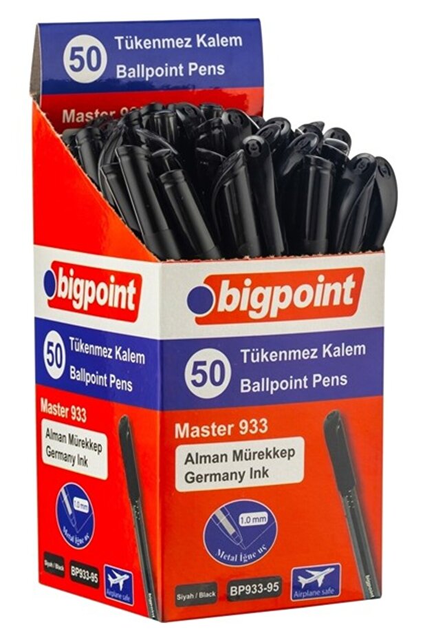 Ballpoint Pen Master 1.0mm Black 50's