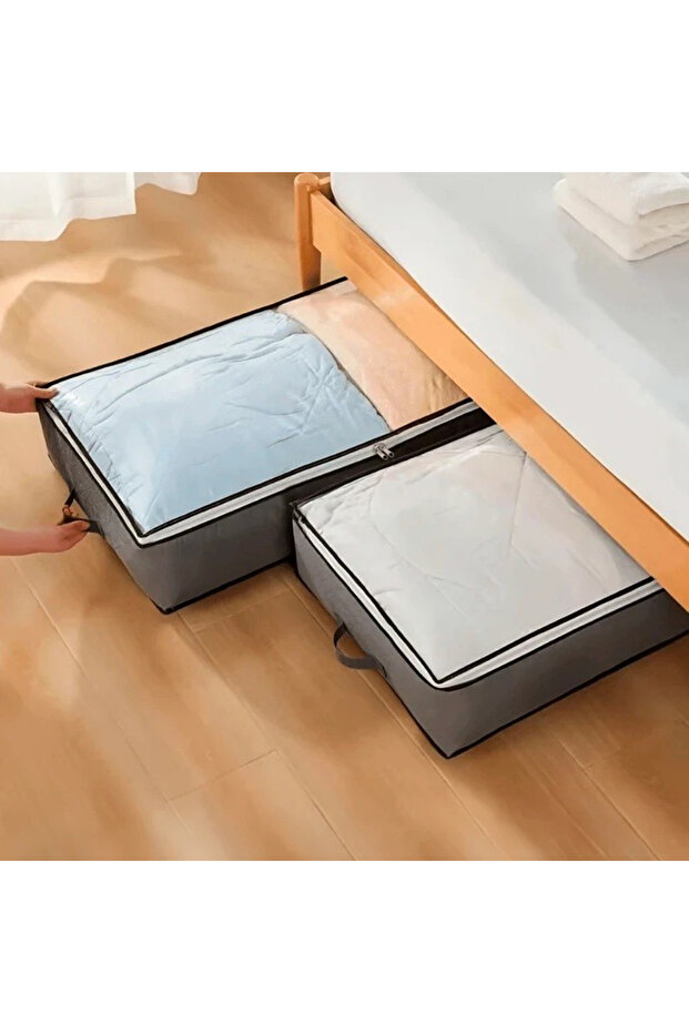 Flippy Multi-Use Foldable Storage Case with Two-Way Zipper and Window - 2