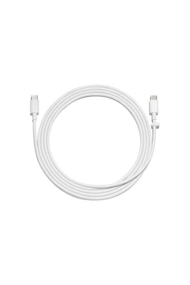 Cablu de date de la tip C la tip C, 2 m, alb - 1