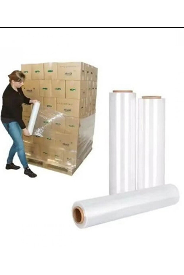 4.5 kg Stretchable Clear Wrap Roll - 1