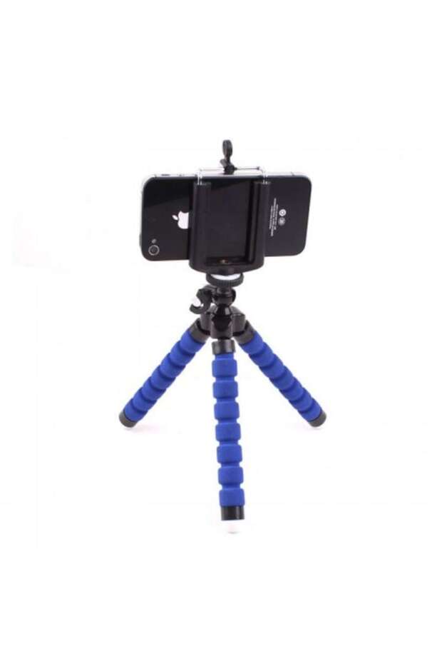Мини гъвкав статив за екшън камери, смартфони, син, BBL1594 - 2