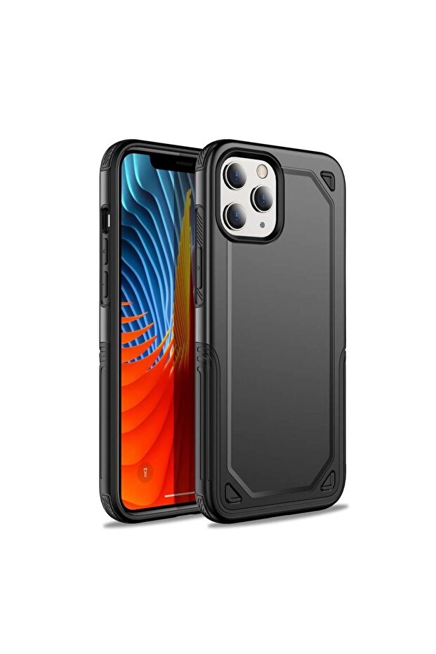 Apple iPhone XR Defender Case Model 2, Black - 2