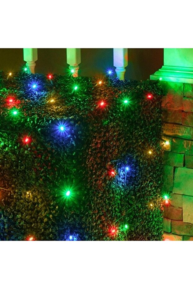 Christmas Lighting String, 85 m, 850 LEDs, Linear, Red/Blue/Red/Green, Flash, Transformer, Interconn - 5