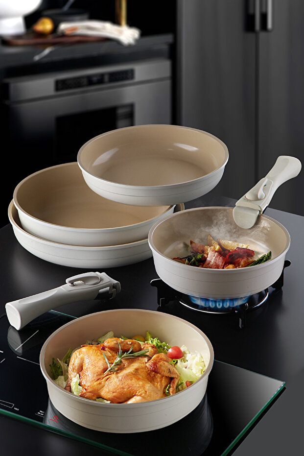 Midas Bej 7 Parça Tava Seti - 1