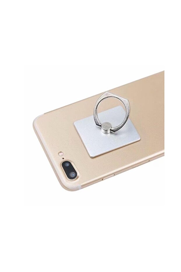 Popsocket with ring, Silver - 2