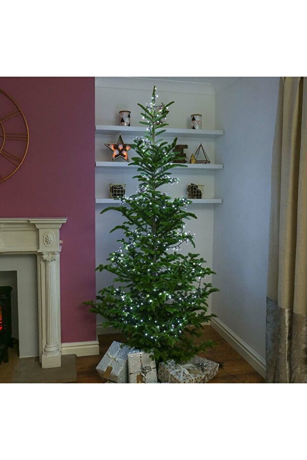 Christmas Light String, 115m, 1150 LEDs, Linear, Cool White, 8 Light Modes, Transformer, Interconnec - 4