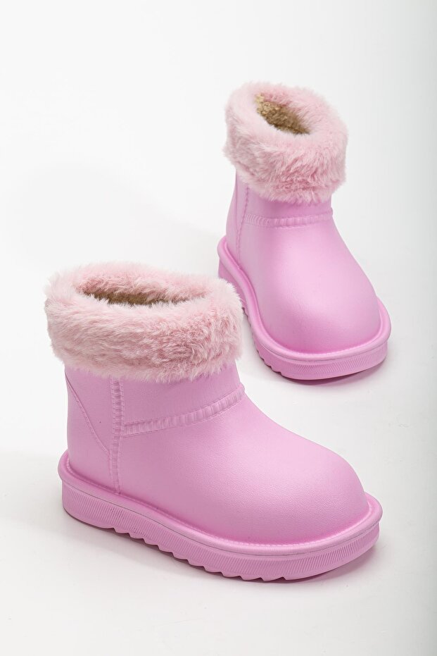 Waterproof, Fully Fur-Lined Inside, Mother-Daughter Home Boots Ug