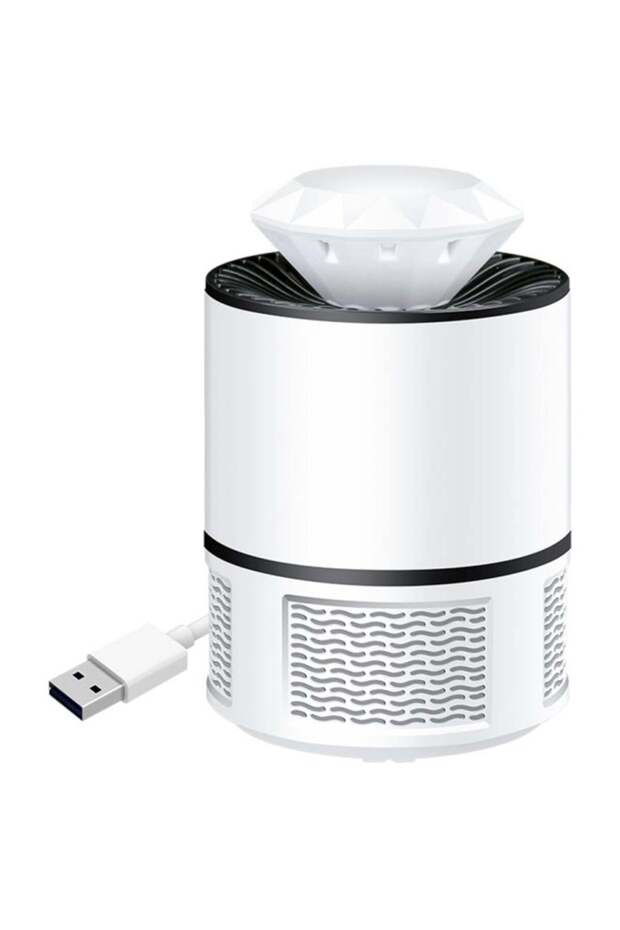 ضوء قاتل الحشرات LED USB أبيض/أسود - 1