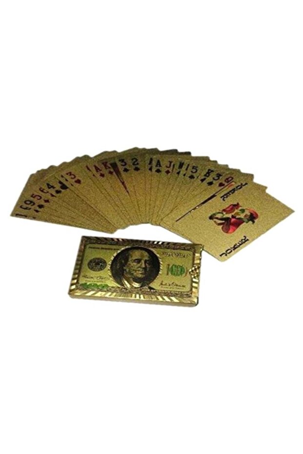 بطاقات لعب الدولار الذهبي - 1