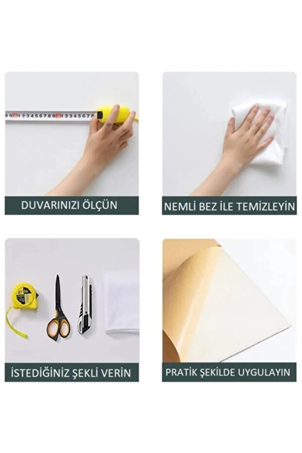 3D Kendinden Yapışkanlı Gri Piramit Desen Dekoratif Duvar Paneli - 8