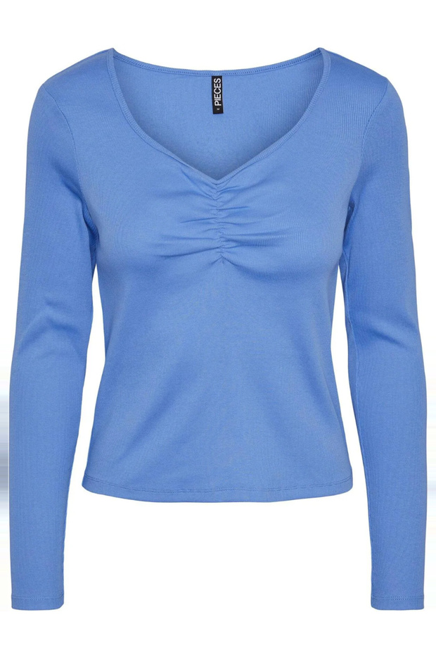 blouse, blue - 4