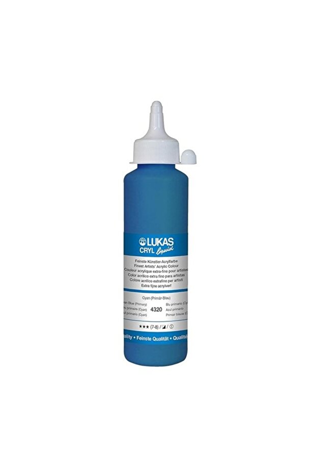 CRYL LIQUID 250ML CYAN BLUE (PRIMARY)