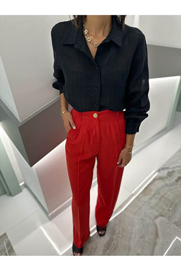 Balon Kol Basic Gömlek - 3