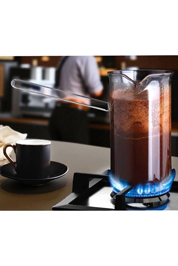 Borosilikat Cam Cezve 350 ml - 3