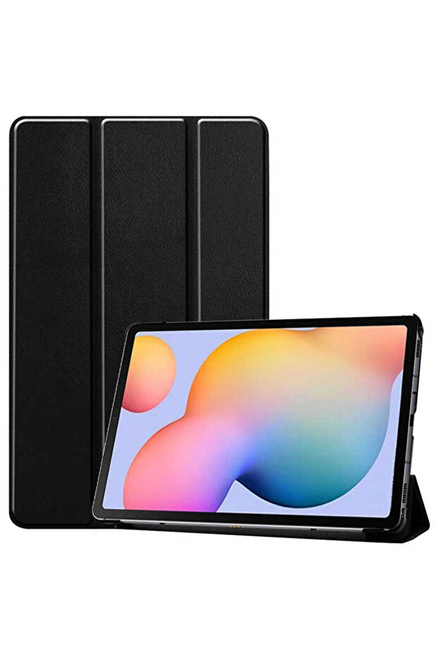 Galaxy Tab S7 T870 Compatible Tygo Smart Cover with Stand 1-1 Case-Black - 1