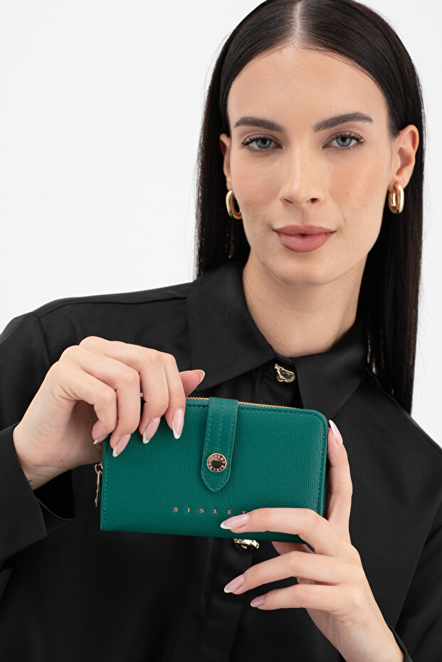 محفظة نسائية زمرد SLY254