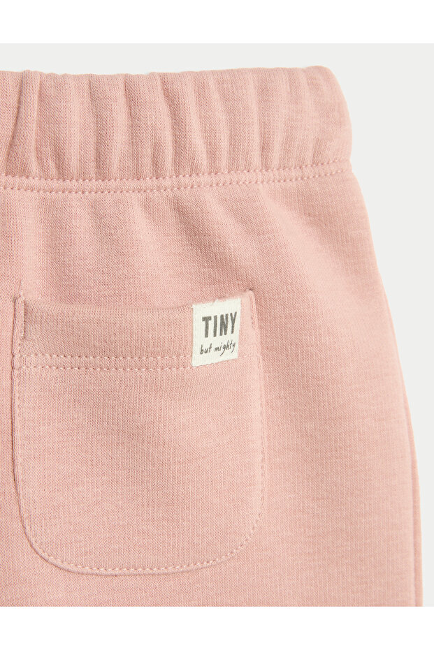 Pamuk Karışımlı Polar Astarlı Jogger Pantolon (0-3 Yaş) - 3