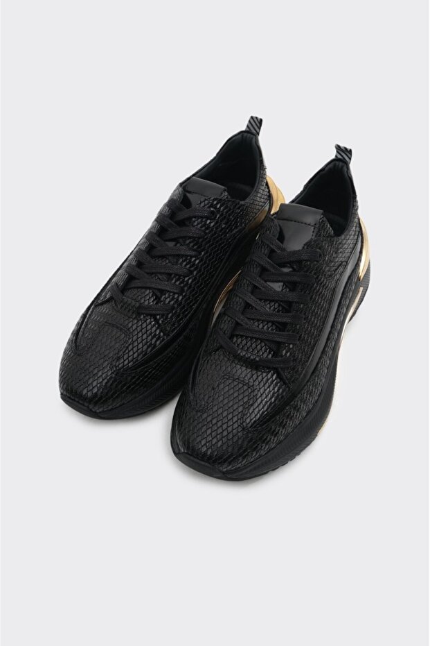 Yüksek Taban Bağcıklı Erkek Sneaker - 2