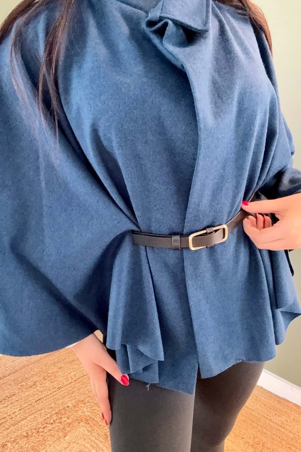 Kaşe Pelerin H8016 - 2