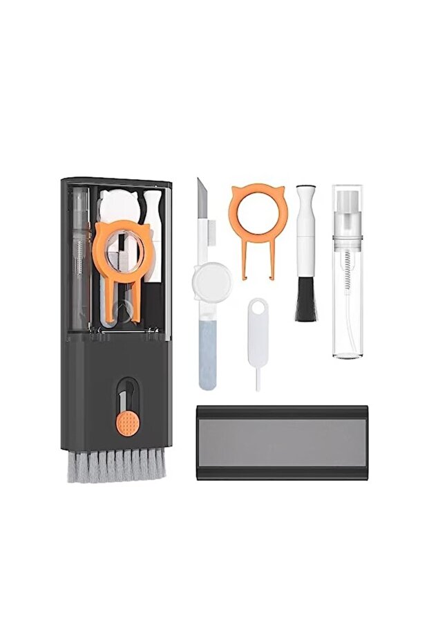 Multifunctional Cleaning Kit for Electronics 10in1, Flippy, Black - 2