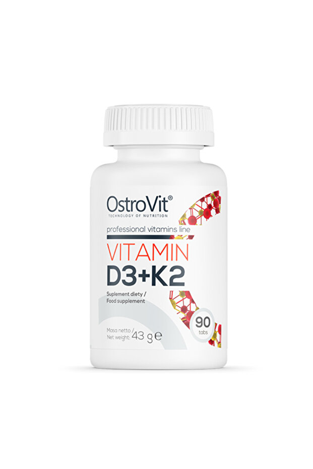 Vitamin D3 + K2 90 tabs