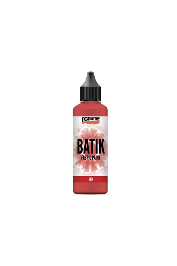 PENTART BATIK FABRIC PAINT RED 80ML