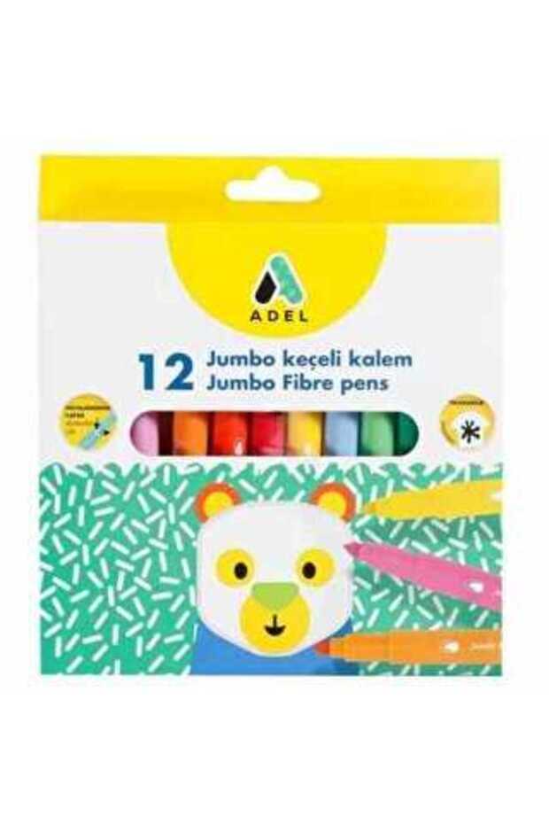 Felt-Tip Pen Jumbo 12 Pcs
