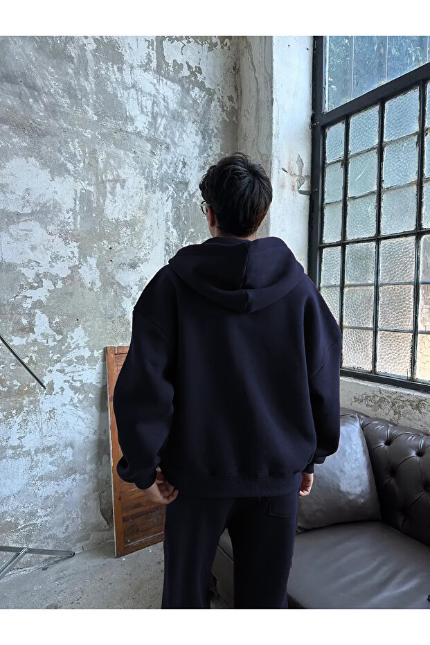 سترة شتوية رجالية من طراز ERKEK الأساسي بتصميم فضفاض ومريح - 2