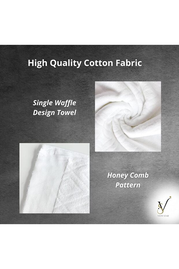 Viewstar Set of 2 Ahram Towels for Mens - Hajj & Umrah Ihram with Built-in Bag & Pins - 6