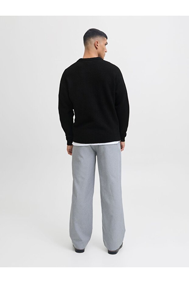 Strickpullover Einfarbig Strickpullover - 3