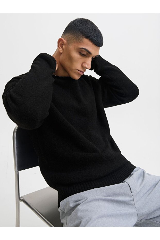 Strickpullover Einfarbig Strickpullover - 7