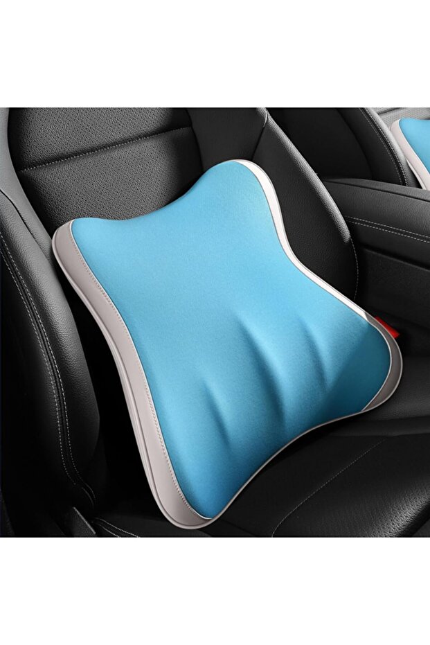 AUTO FAMILY Ergonomic Lumbar Support Backrest Pillow for Car & Office Chair – Memory Foam Cushion