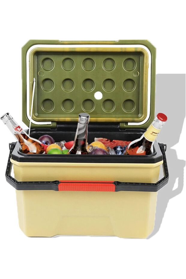 AUTO FAMILY 72-Hour Cold Storage Outdoor Cooler Box 16L – Heavy-Duty Insulated Ice Chest