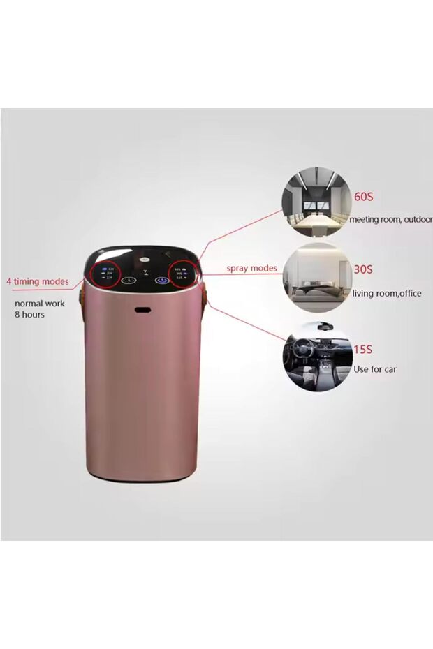 AUTO FAMILY Waterless Oil Diffuser for Car, Waterless Diffusers for Essential Oils with Timer & No L - 8