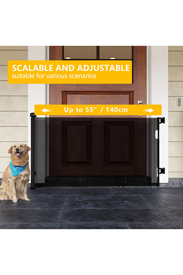 Automatically Closed Baby Safety Gate, Maximum Height up to 1.40m - 4
