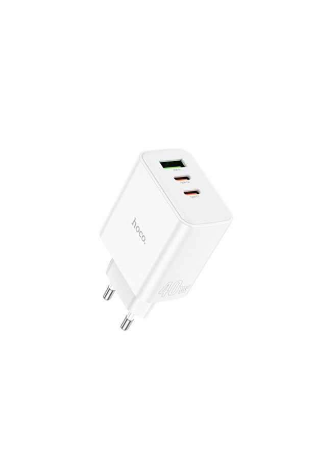 (C126A), 40W, 2xUSB-C, 1xUSB-A, PD, QC 3.0, White - 2
