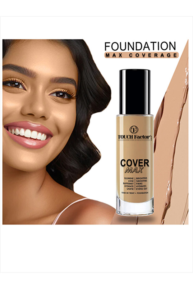 COVER MAX Liquid Foundation, Matte & Poreless, Full Coverage And Blendable, Normal To Oily - 3