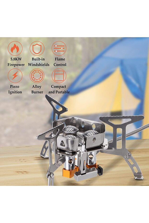Portable Backpacking Stove - 8