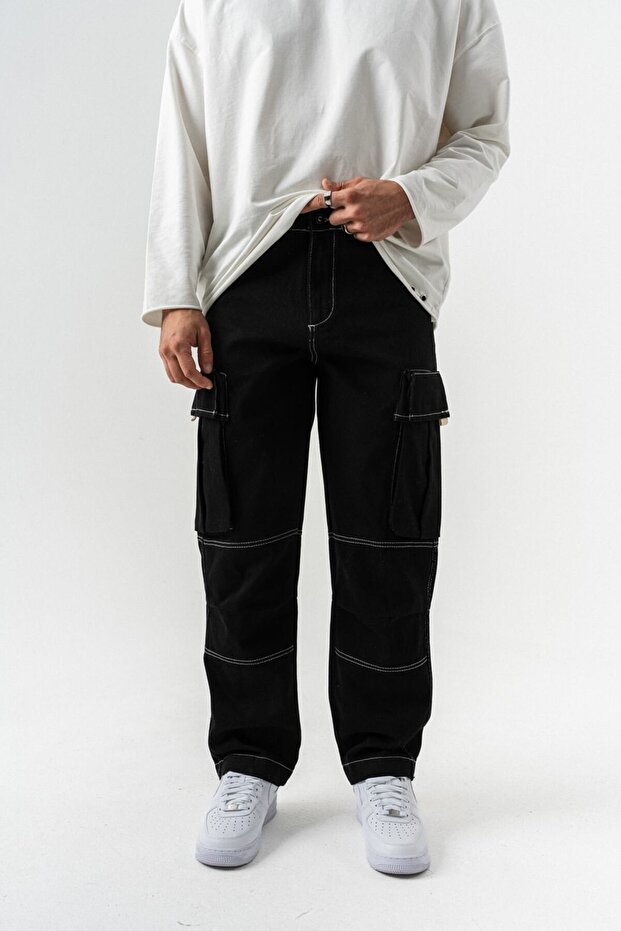 Tagger Cep Detaylı Baggy Pantolon - 2
