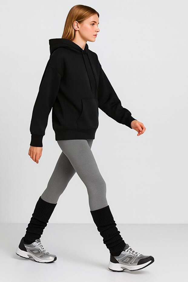 Basic Kalın Pamuk İçerikli Tozluk - 6