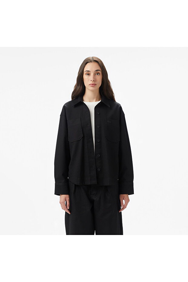Kadın Siyah Gömlek - 1