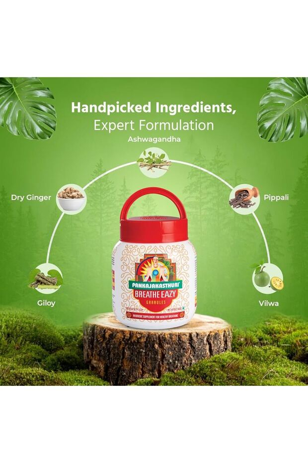 Herbals Breathe Eazy Granules for Breathing Disorders - 400g