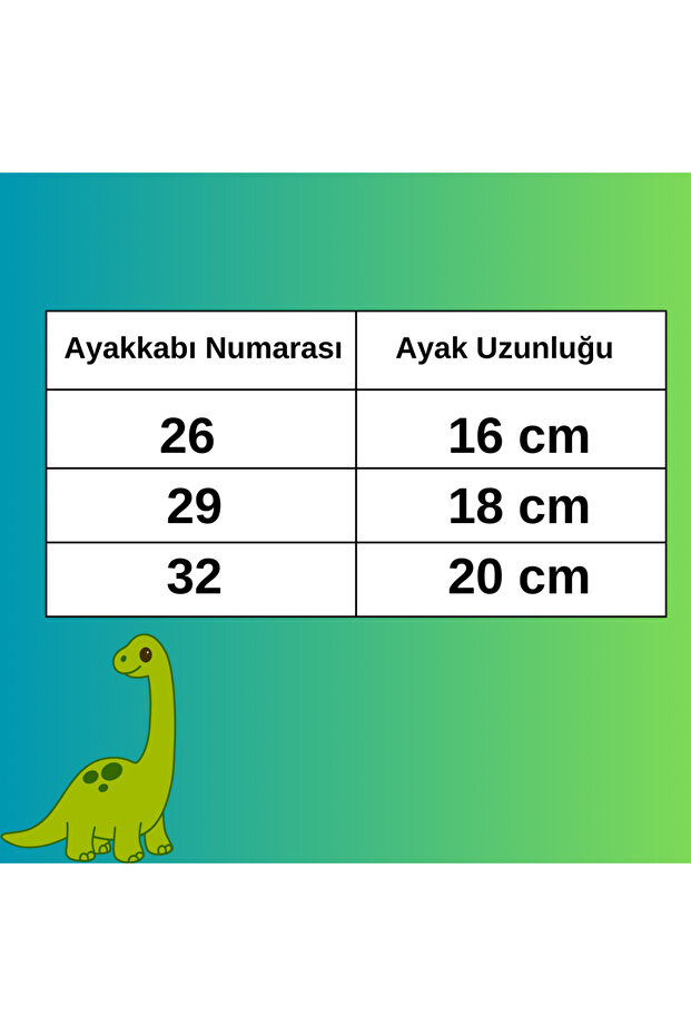 Yeşil Dinozorlu Çocuk Panduf Peluş Kışlık Ev Kreş Ayakkabısı Dinozor Dinazor Panduf 26-32 Numara - 6
